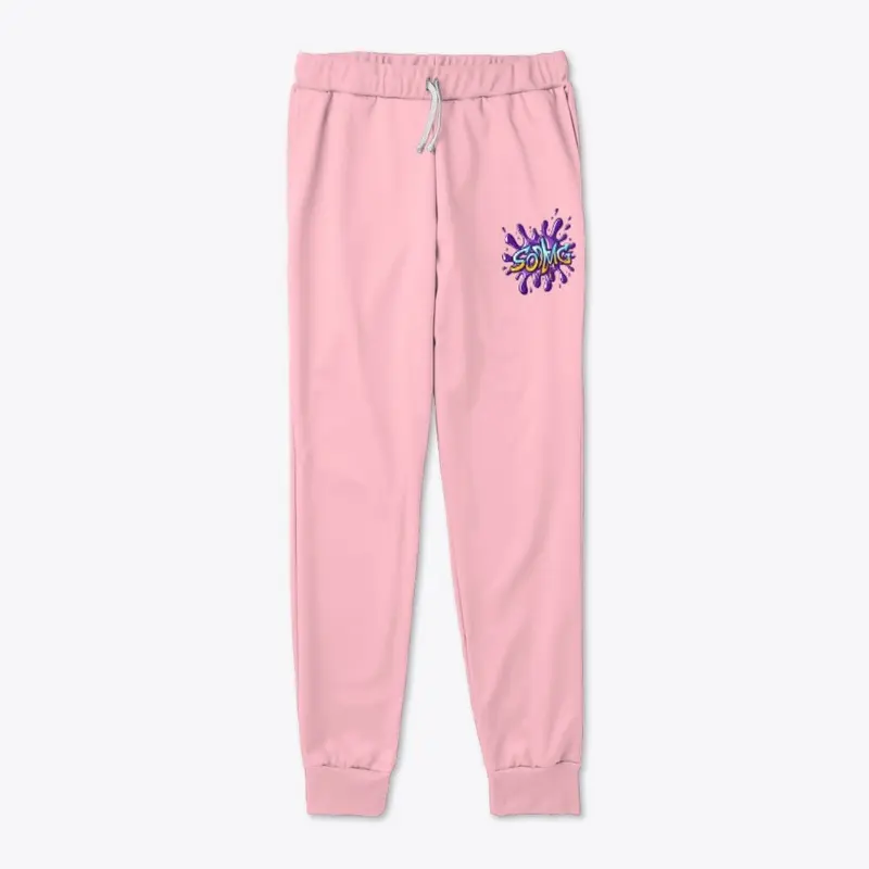 SODMG Pink Splash Joggers