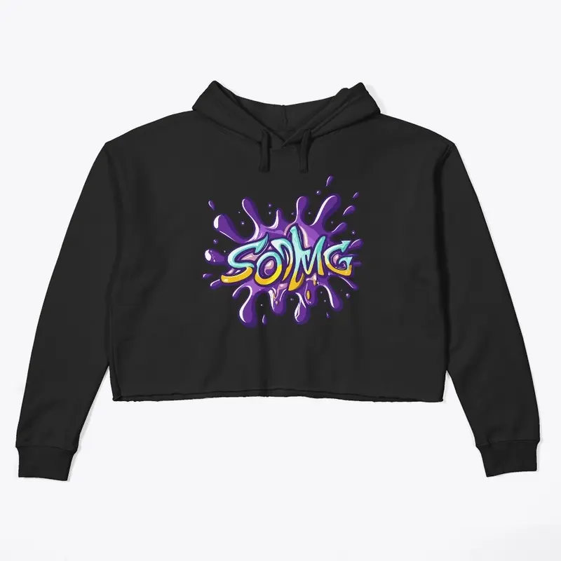 SODMG Splash Women's Crop Hoodie