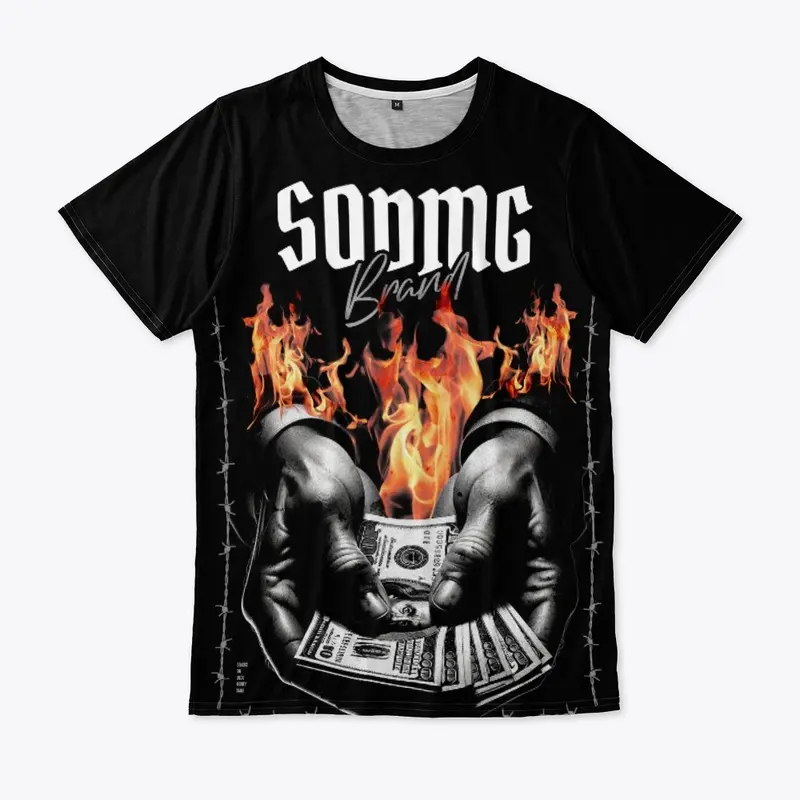 SODMG BRAND MONEY FIRE TEE